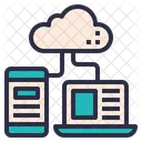 Cloud synchronize with device  Icon