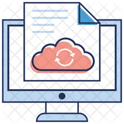 Cloud Syncing  Icon