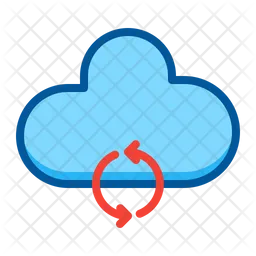 Cloud syncing  Icon