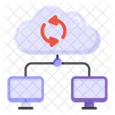 Cloud Devices Cloud Syncing Cloud Refresh Icon