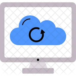 Cloud Syncing  Icon