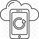 Cloud Syncing Cloud Computing Cloud Refresh Icon