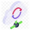Cloud Backup Cloud Syncing Cloud Refresh Icon