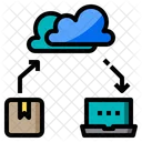 Cloud System Database Server Icon