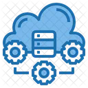 Technologie Cloud System Online Symbol