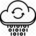 Cloud Tachometer Cloud Geschwindigkeit Laden Symbol