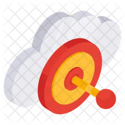 Cloud target  Icon