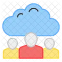 Cloud Group Cloud Team Cloud Staff Icon