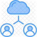 Cloud team  Icon
