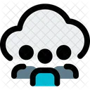 Cloud Team User  Icon