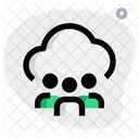 Cloud Team User  Icon
