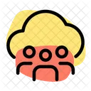 Cloud Team User  Icon