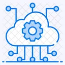 Cloud Technologie Cloud Einstellung Cloud Konfiguration Symbol