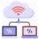 Cloud Computing Cloud Technologie Cloud WLAN Symbol