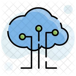 Cloud-Technologie  Symbol