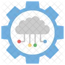 Cloud Technologie Cloud Dienste Cloud Speicher Icon