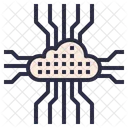 Cloud Technologie Speicher Symbol