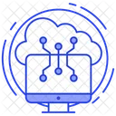 Cloud Technology Cloud Storage Cloud Computing Icon