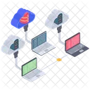 Cloud Technology Cloud Connected Devices Cloud Computing Icon