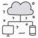 Cloud Computing Cloud Technology Cloud Hosting Icon