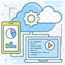 Cloud Data Cloud Hosting Cloud Storage Icon