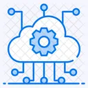 Cloud Technology Cloud Setting Cloud Configuration Icon