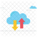 Cloud Upload And Download Cloud Upload Cloud Computing Icon