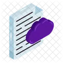 Cloud Technology Cloud File Cloud Document Icon