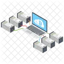 Cloud Technology Bitcoin Network Cloud Computing Icon