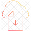 Téléchargement en nuage  Icône
