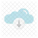 Téléchargement en nuage  Icône