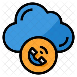 Cloud-Telefon  Symbol