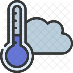 Cloud Temperature  Icon