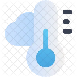 Cloud temperature  Icon