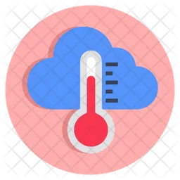 Cloud temperature  Icon