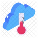 Cloud Temperature  Icon