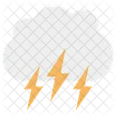 Cloud Thunder Storm Icon