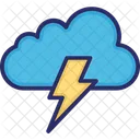 Cloud Thunder Lighting Icon