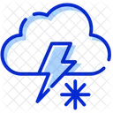 Cloud Thunder Cloud Snow Icon