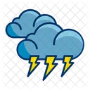 Cloud Lightning Thunder Icon