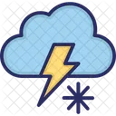 Weather Cloud Snow Icon