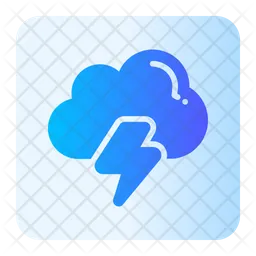 Cloud thunder  Icon