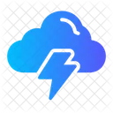 Cloud thunder  Icon