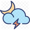 Cloud Thunder Moon  Icon
