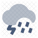 Cloud Thunder Rain  Icon