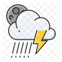 Cloud Thunder Storm  Icon