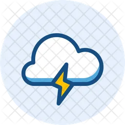 Cloud Thunderbolt  Icon