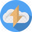 Cloud Thunderstorm Computing Icon