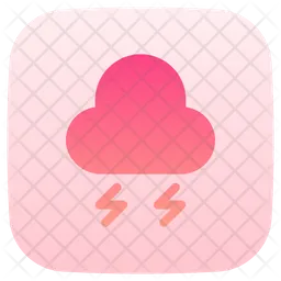 Cloud Thunderstorm  Icon