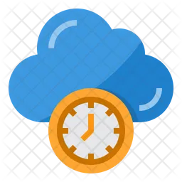 Cloud time  Icon